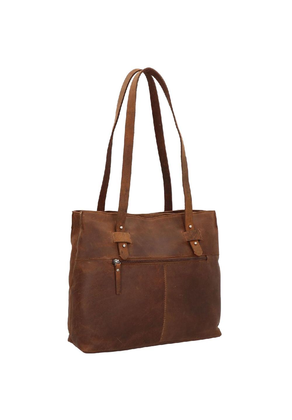 HAROLD'S Antik Antik Schultertasche Leder 37 cm Saisonschlussverkauf
