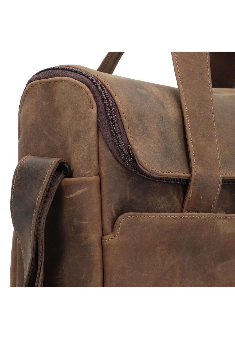 HAROLD'S 2 in 1 2 in 1 Aktentasche Leder 36 cm Laptopfach Auslauf