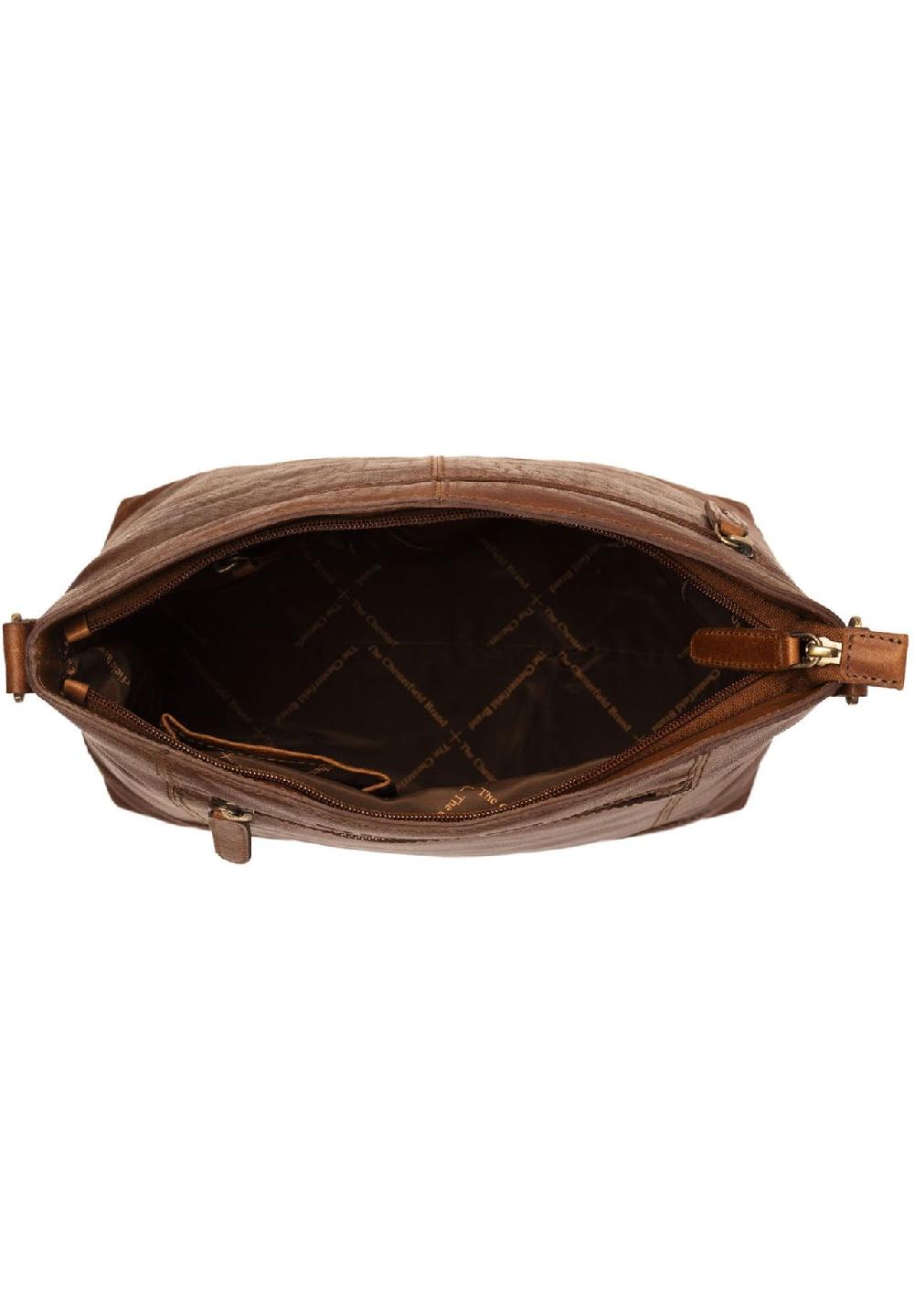 The Chesterfield Brand Antique Buff Antique Buff Schultertasche Leder 30 cm Blitzverkäufe