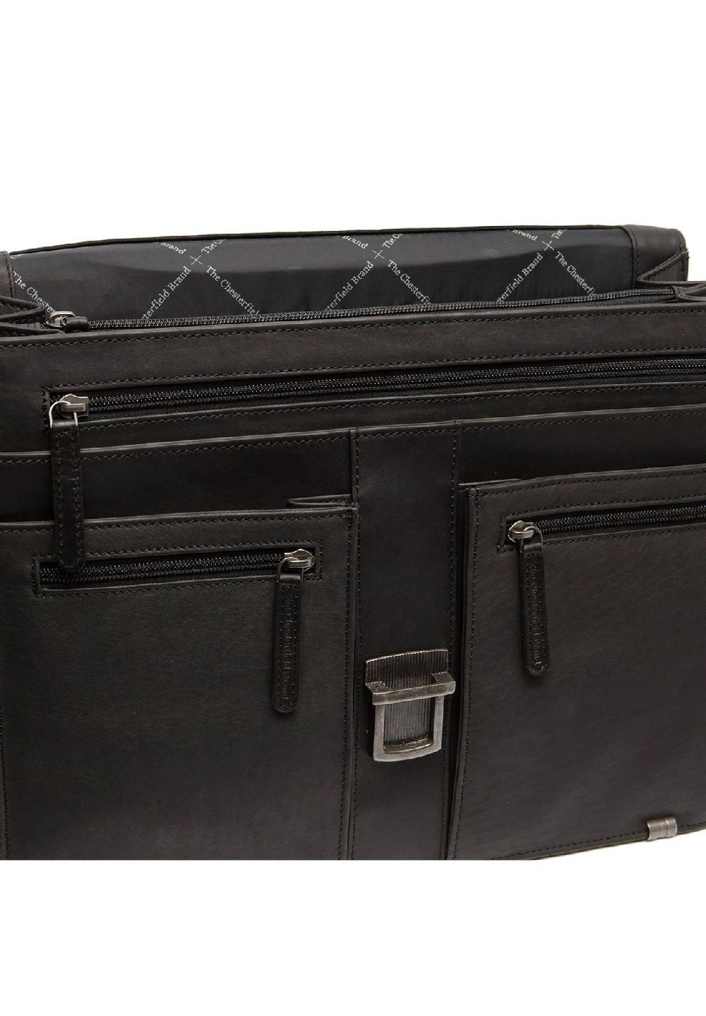 The Chesterfield Brand Stuttgart Stuttgart Aktentasche Leder 38 cm Laptopfach Saisonschlussverkauf