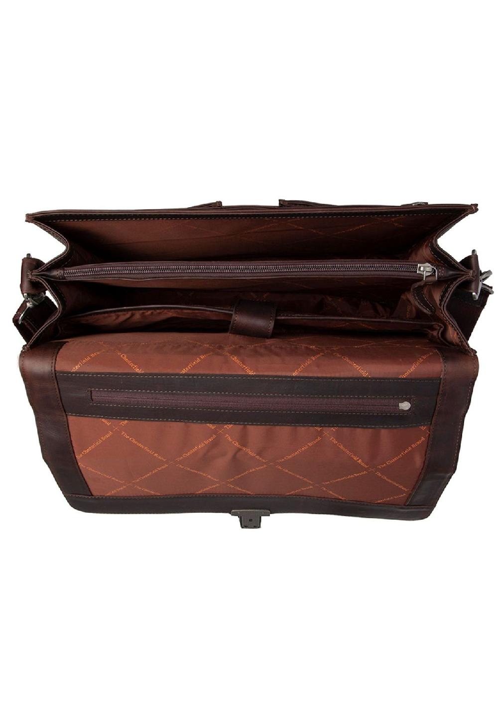 The Chesterfield Brand Stuttgart Stuttgart Aktentasche Leder 38 cm Laptopfach Black Friday
