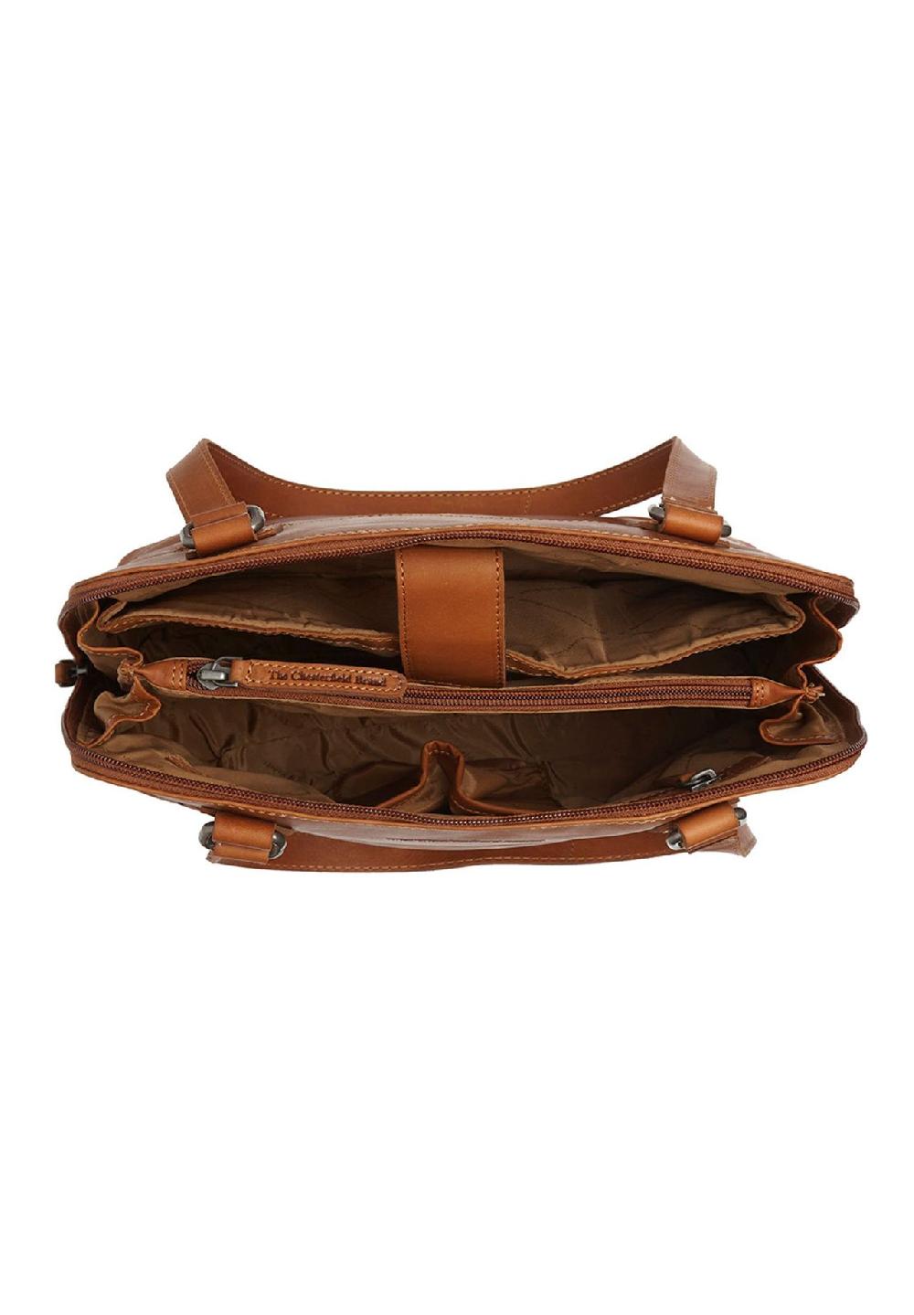 The Chesterfield Brand Belgrado Belgrado Schultertasche Leder 32 cm Laptopfach Schlussverkauf