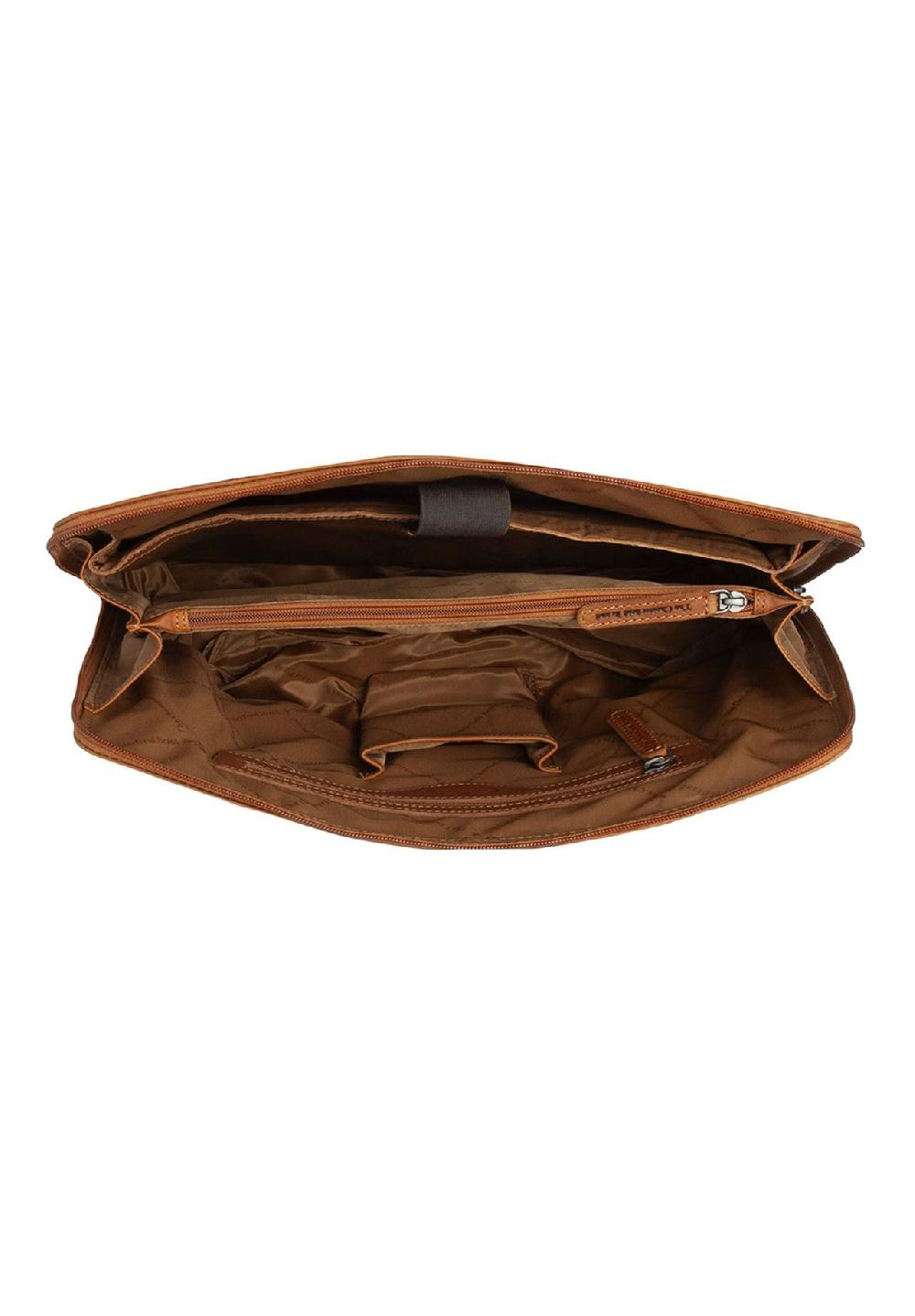 The Chesterfield Brand Branson Branson Schultertasche Leder 37 cm Laptopfach Meist gekauft