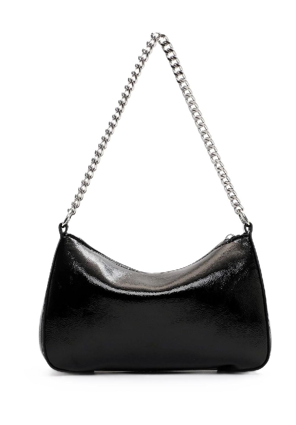 Tamaris Schultertasche "Flaviana" Lack-Optik Reißverschluss für Damen Sonderangebote