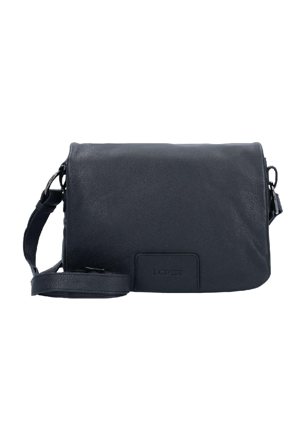 L.CREDI Eva Umhängetasche "Eva" Leder Emblem uni für Damen Wochenangebot