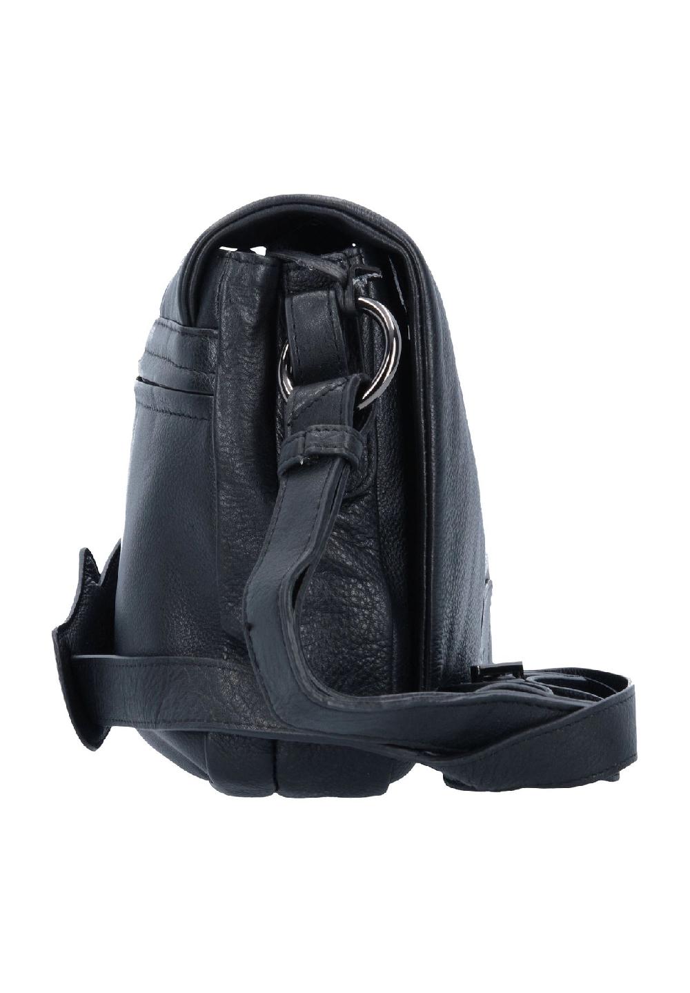L.CREDI Eva Umhängetasche "Eva" Leder Emblem uni für Damen Wochenangebot
