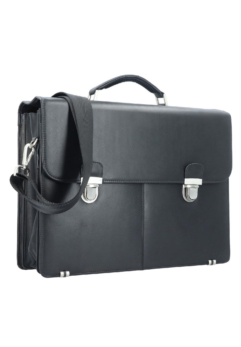 Esquire Oxford Oxford Aktentasche Leder 42 cm Black Friday Preise
