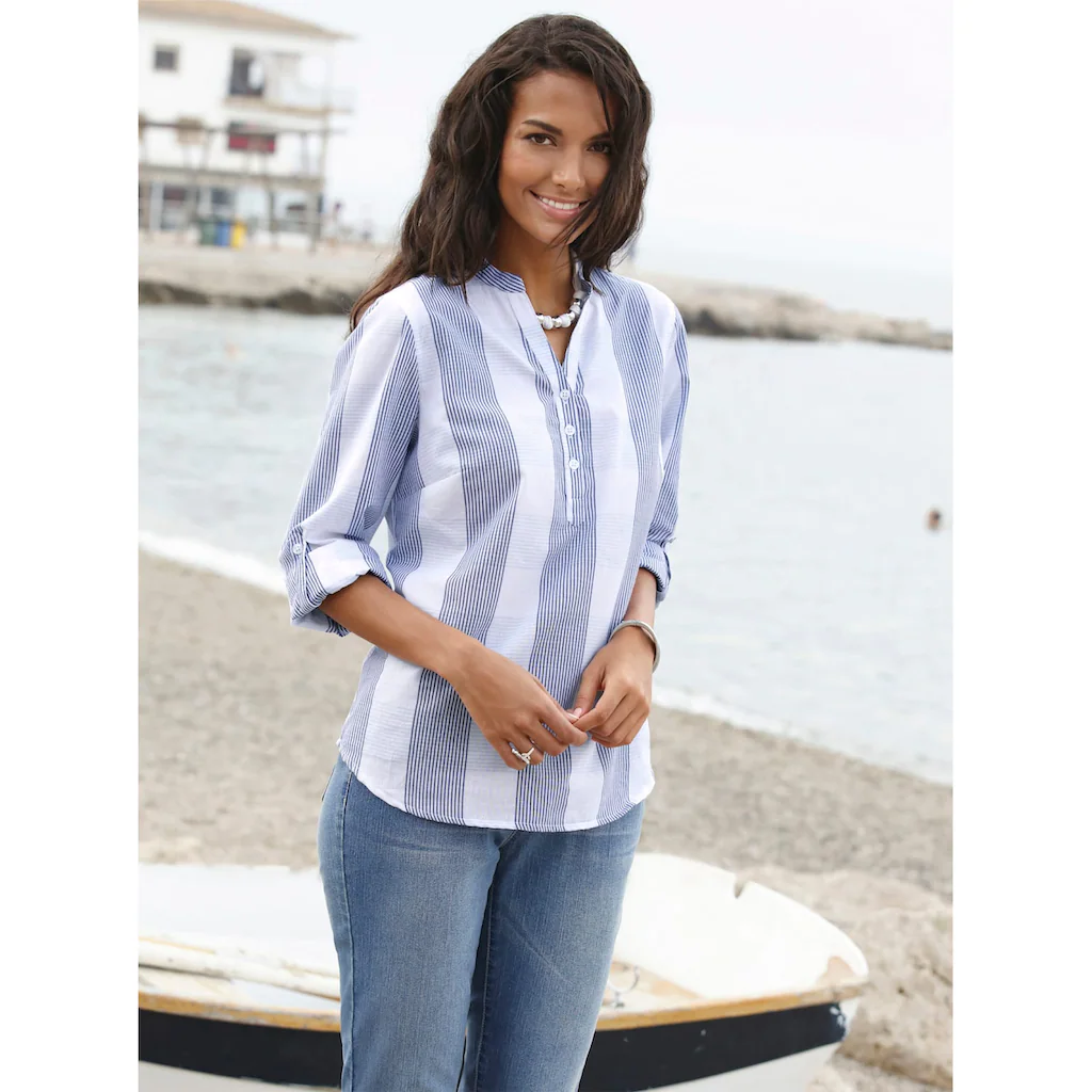 Casual Looks Schlupfbluse 50% Rabatt mit kostenlosem Versand