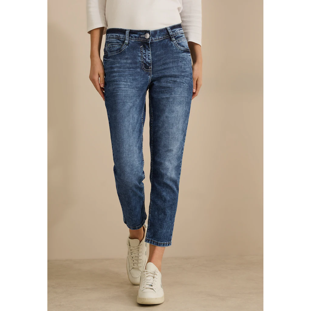 STREET ONE Slim-fit-Jeans aus Baumwolle mit Stretchanteil zollfrei