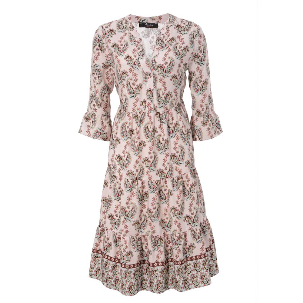 Aniston CASUAL Tunikakleid mit verspielten Paisley-Druck 2025