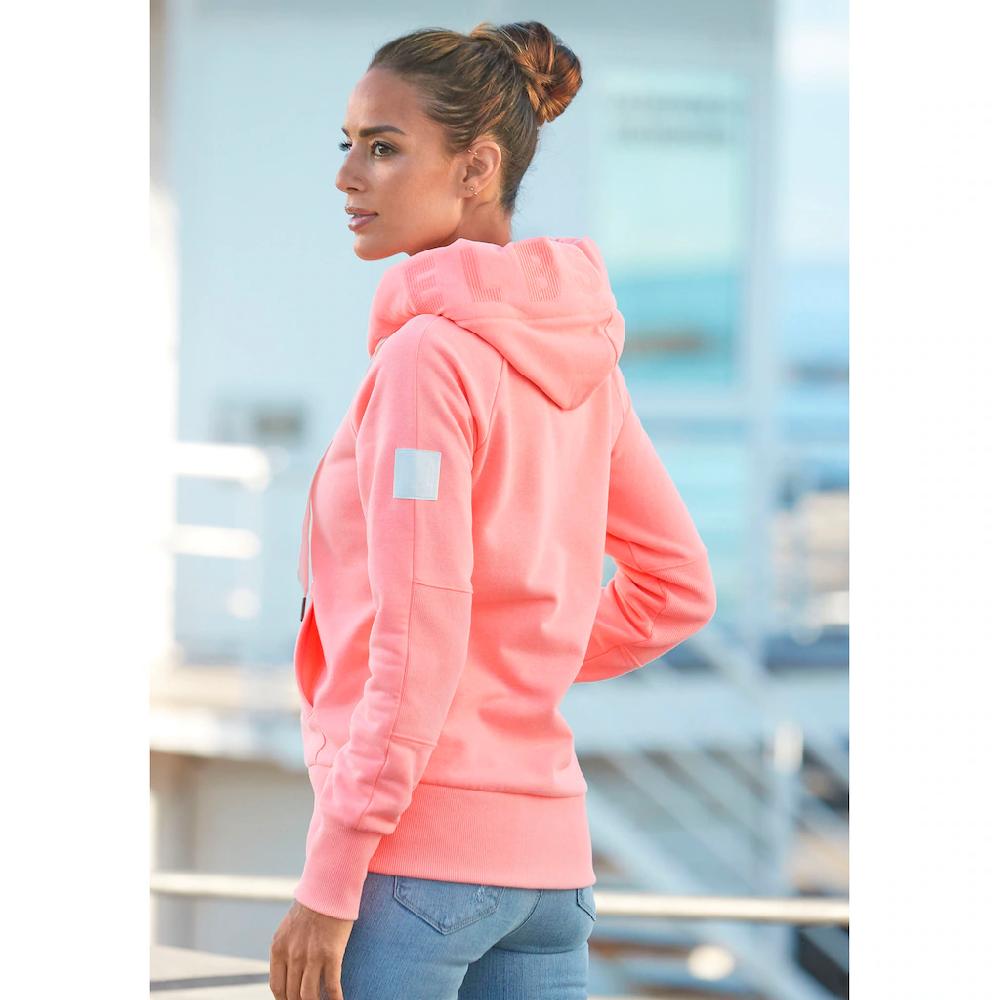 Elbsand Kapuzensweatjacke »Kelda« mit Logoprint und Taschen Freizeitjacke sportlich-casual Online