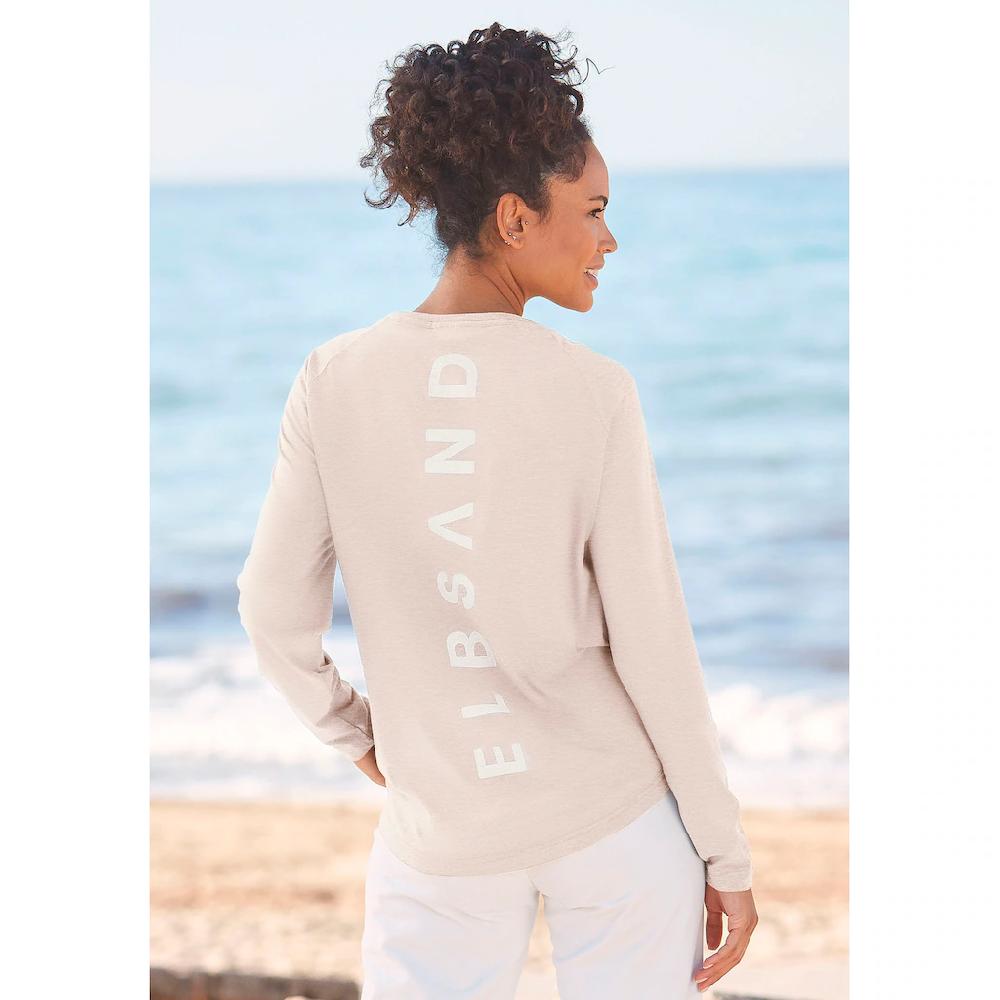 Elbsand Longsleeve »Tira« mit Logodruck hinten Langarmshirt sportlich-casual Angebote