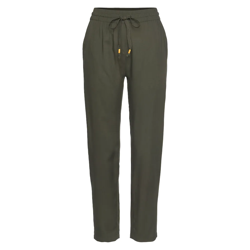 LASCANA Schlupfhose aus gewebter Viskose schmaler Schnitt Sommerhose Business-Look Hotsell