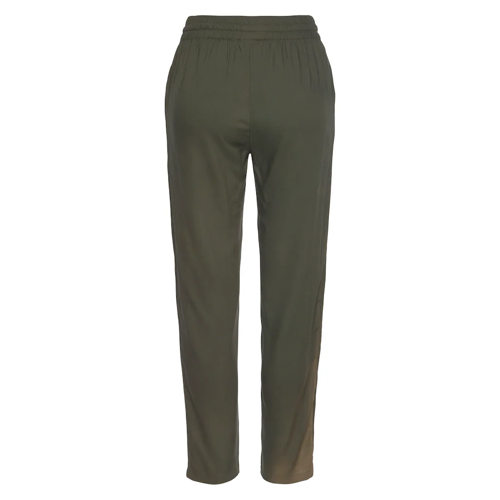 LASCANA Schlupfhose aus gewebter Viskose schmaler Schnitt Sommerhose Business-Look Hotsell
