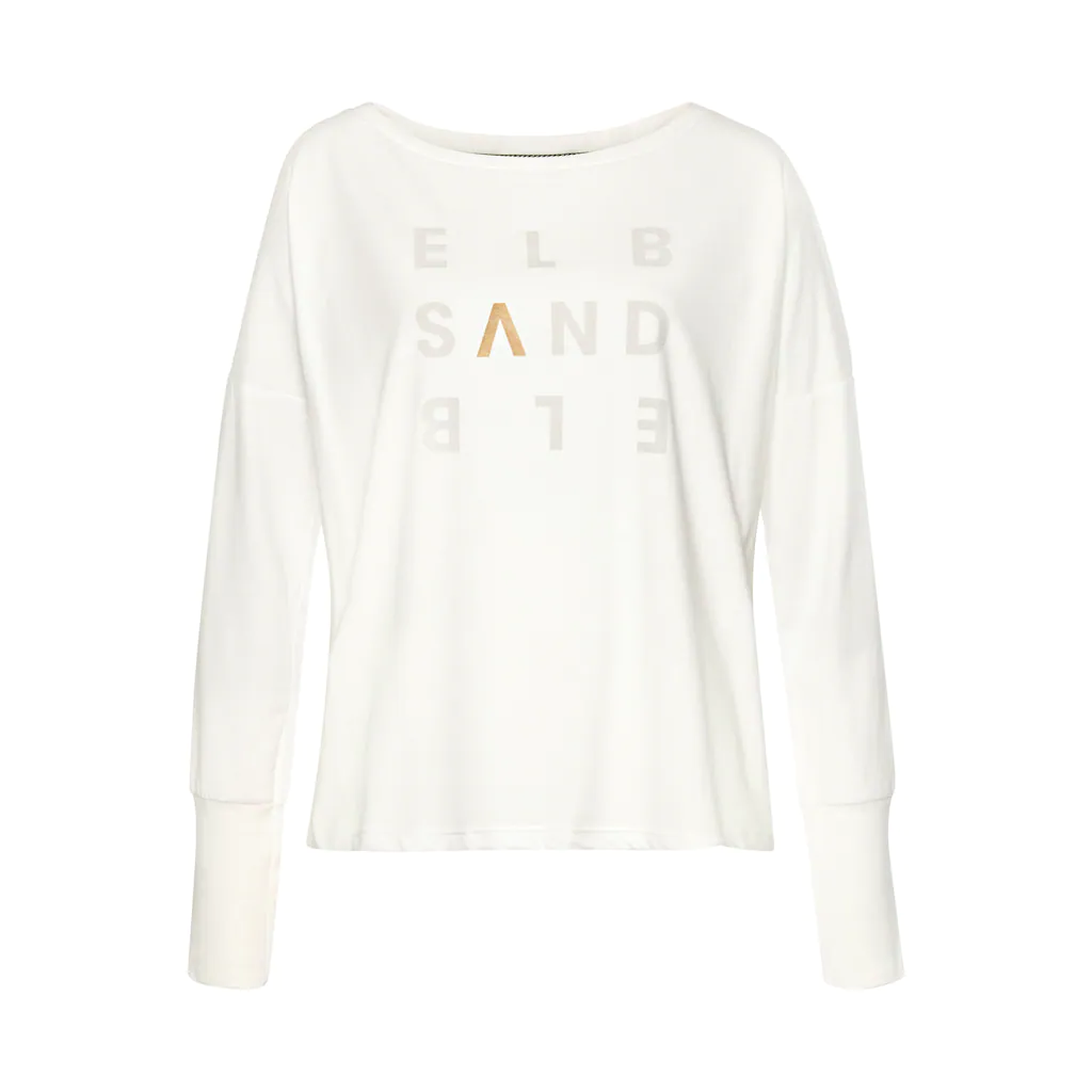 Elbsand Longsleeve »Ingiara« mit Logodruck vorne Langarmshirt sportlich-casual Exklusivangebot