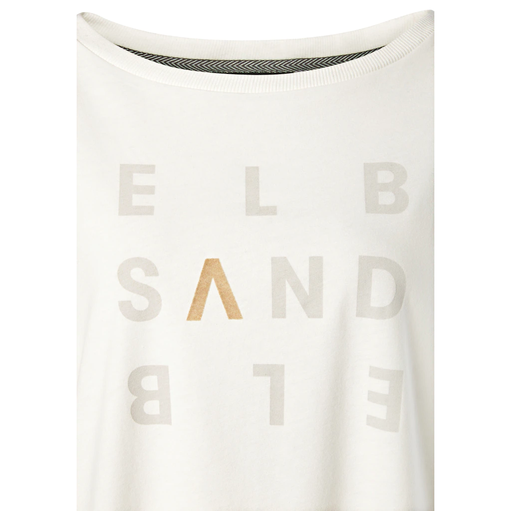 Elbsand Longsleeve »Ingiara« mit Logodruck vorne Langarmshirt sportlich-casual Exklusivangebot