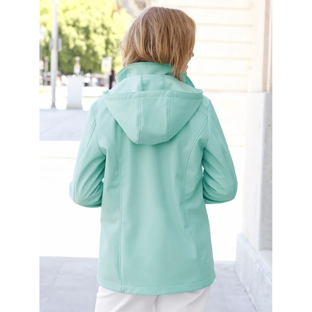 Casual Looks Softshelljacke mit Kapuze Preisnachlass