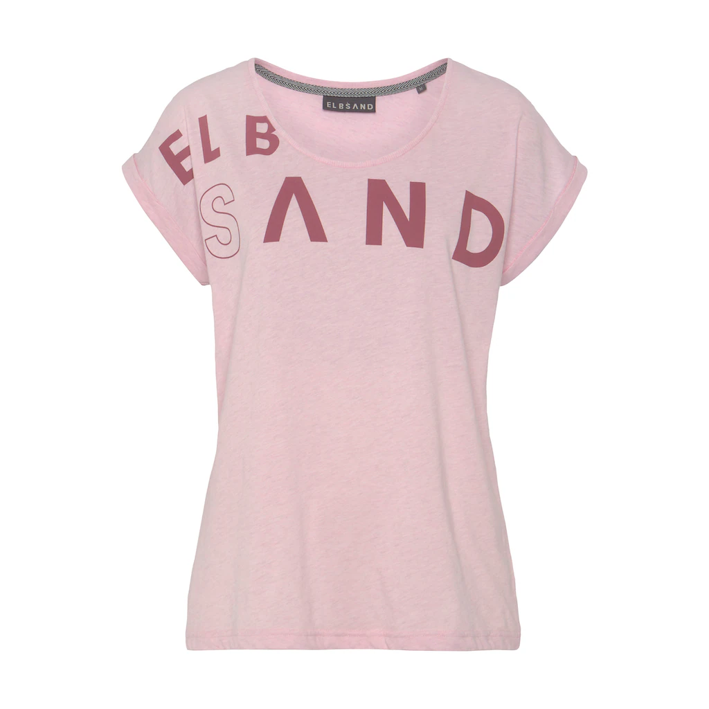 Elbsand T-Shirt aus weichem Jersey Kurzarmshirt sportlich und bequem Black Friday