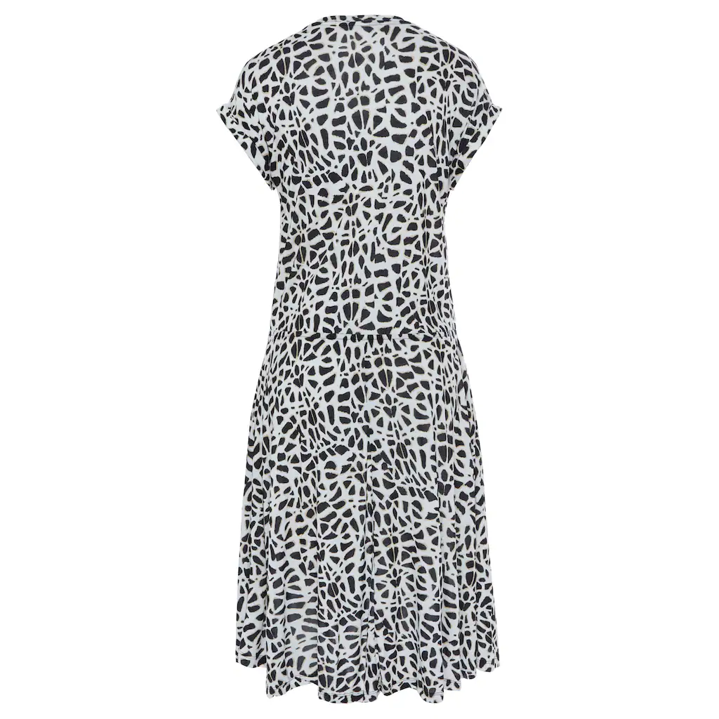 LASCANA Jerseykleid mit Animalprint kurzärmliges Sommerkleid casual-chic Saisonale Angebote
