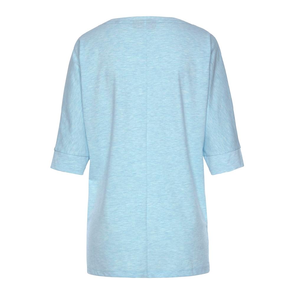 Elbsand Rundhals-Shirt »Iduna« mit Logodruck Baumwoll-Mix lockere Passform Super Sparpreis
