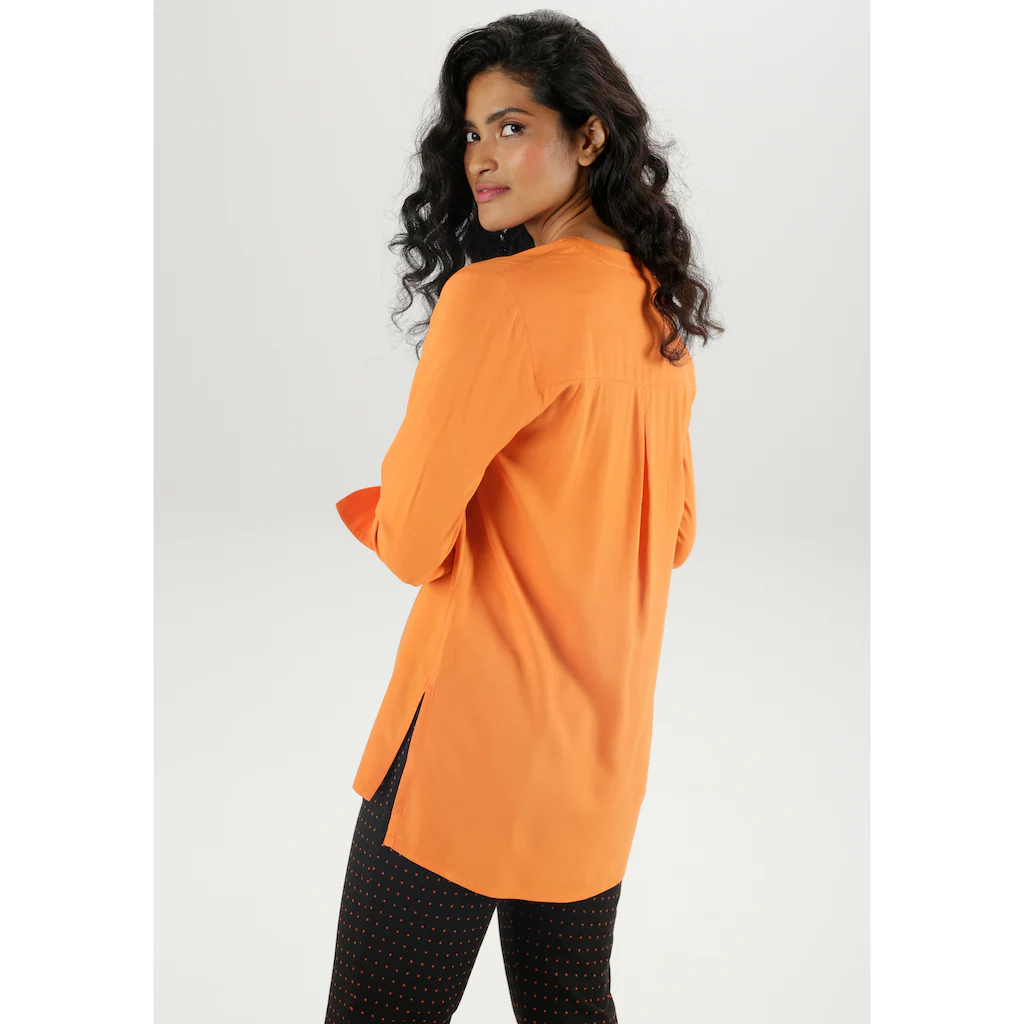 Aniston SELECTED Longbluse mit extra-langen Manschetten Bis zu 50% Rabatt