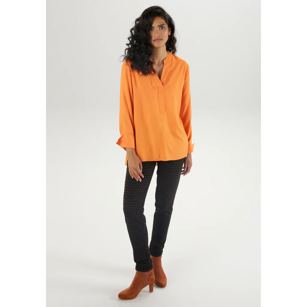 Aniston SELECTED Longbluse mit extra-langen Manschetten Bis zu 50% Rabatt