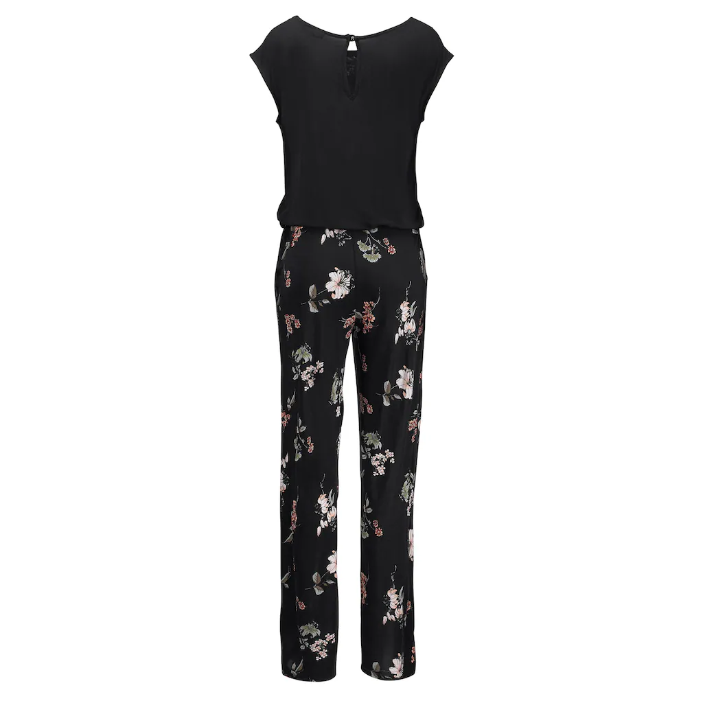 LASCANA Overall mit weitem Bein und Taschen lockerer Jumpsuit sommerlich Bis zu 60% Rabatt