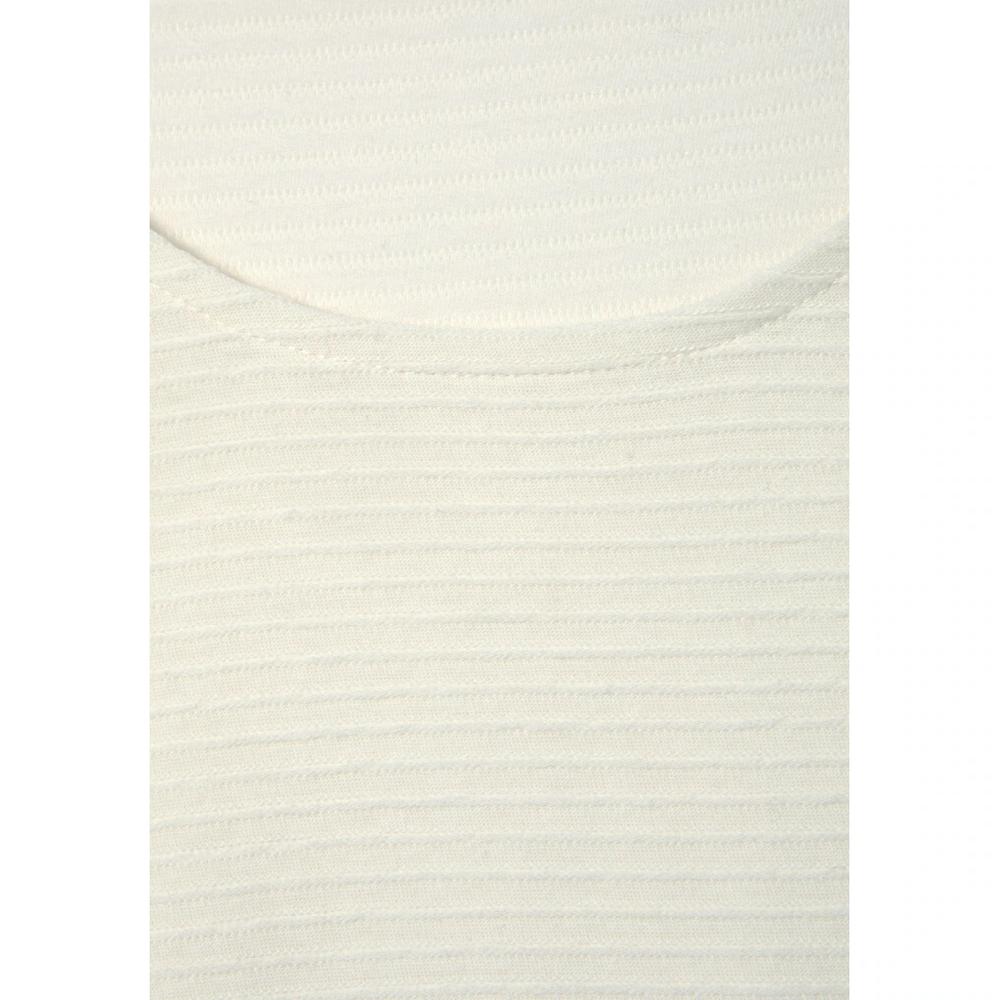 LASCANA Langarmshirt »mit Streifenstruktur« aus weicher Baumwoll-Qualität Bis zu 65% Rabatt