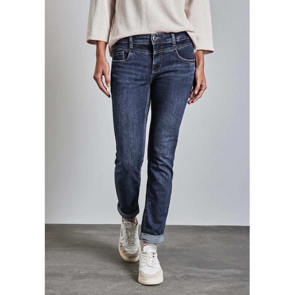 STREET ONE Gerade Jeans Middle Waist Vierteljährliche Förderung