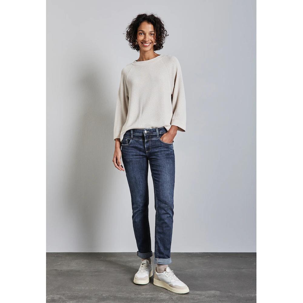 STREET ONE Gerade Jeans Middle Waist Vierteljährliche Förderung