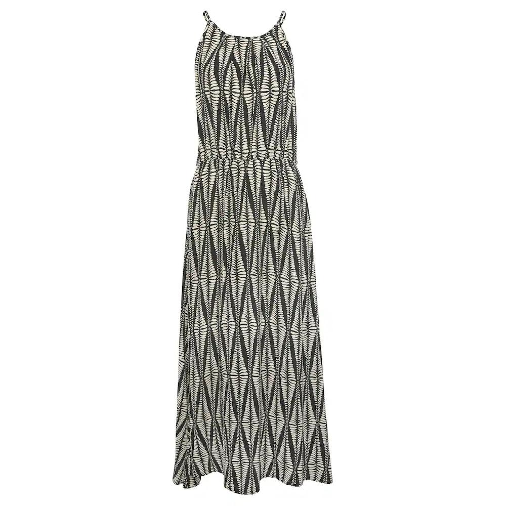 LASCANA Maxikleid aus gewebter Viskose im Alloverprint luftiges Sommerkleid Schlussverkauf