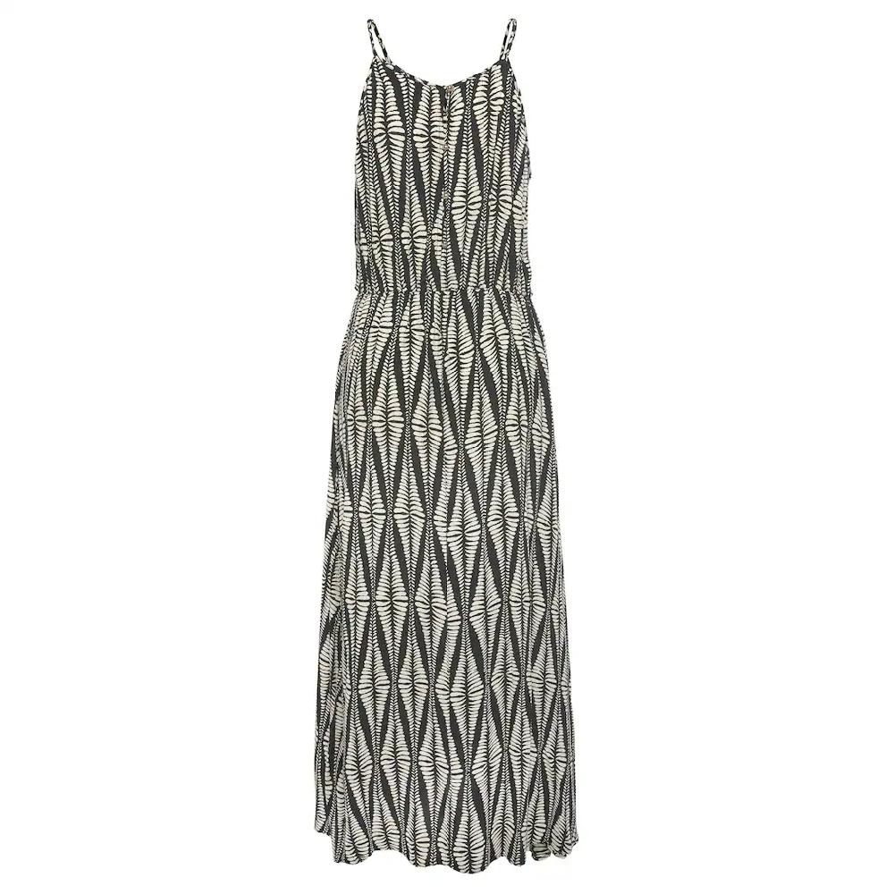 LASCANA Maxikleid aus gewebter Viskose im Alloverprint luftiges Sommerkleid Schlussverkauf