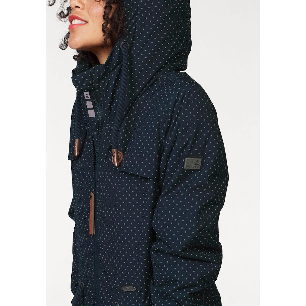 Alife & Kickin Outdoorjacke »CHARLOTTEAKB« mit Kapuze gefütterter Parka Kapuzenjacke durch Bindeband tailliert Blitzverkäufe