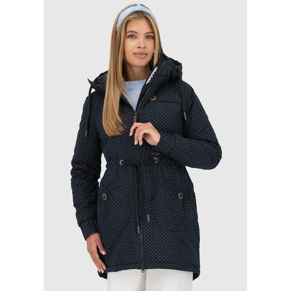 Alife & Kickin Outdoorjacke »CHARLOTTEAKB« mit Kapuze gefütterter Parka Kapuzenjacke durch Bindeband tailliert Blitzverkäufe
