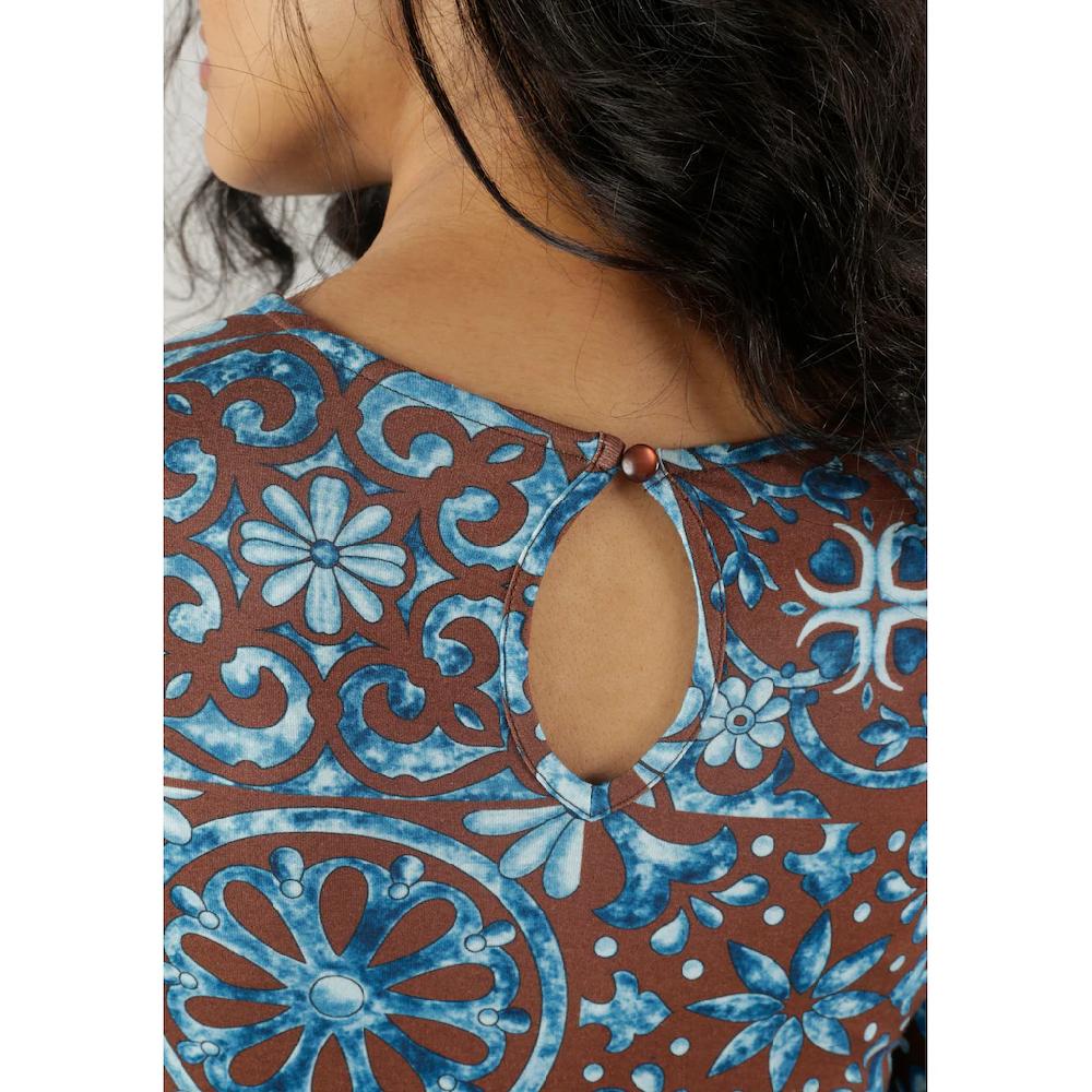 Aniston CASUAL Jerseykleid mit extravaganten Druck - jedes Teil ein Unikat Black Friday