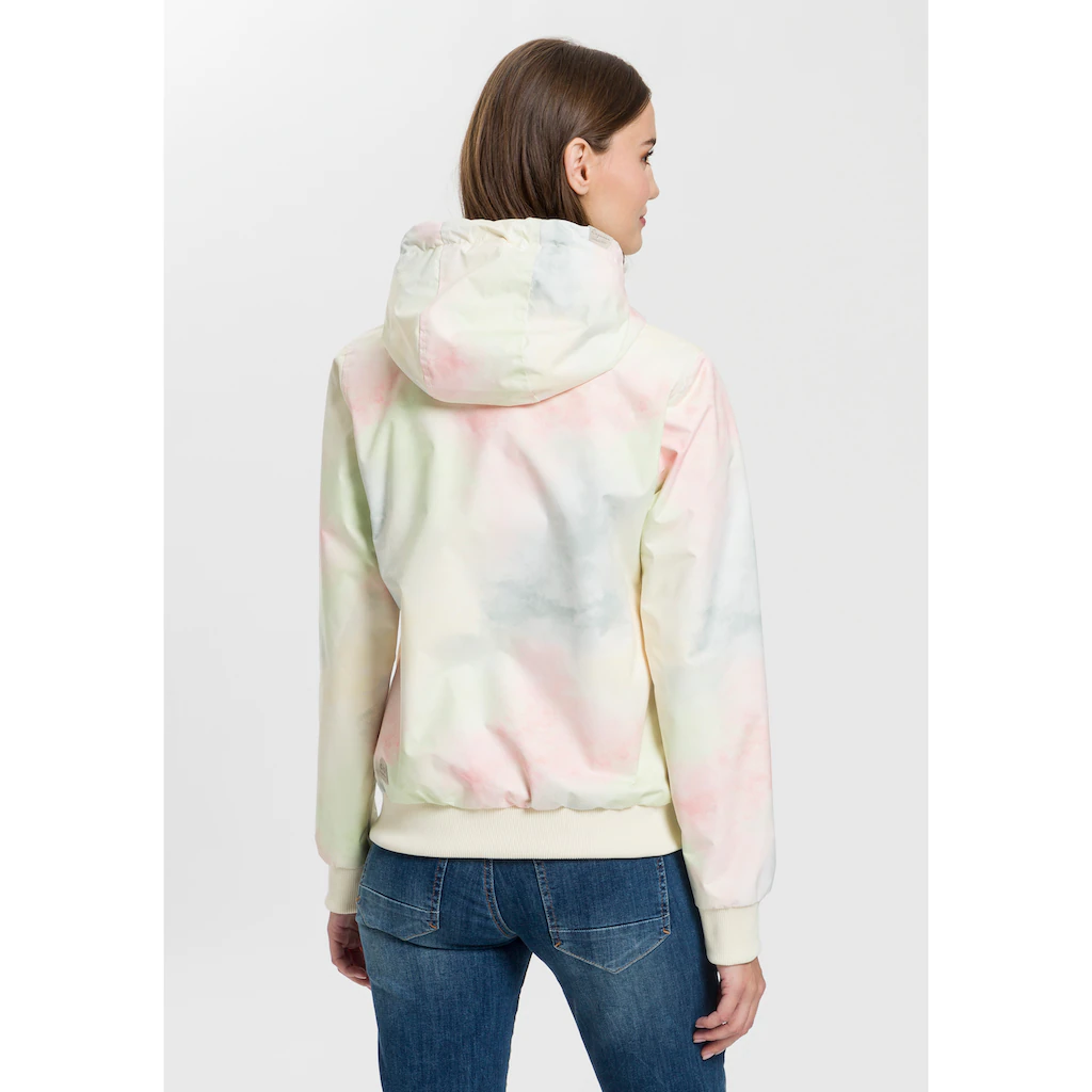 Ragwear Funktionsjacke »NUGGIE OMBRE O« mit Kapuze Übergangsjacke aus wasserabweisendem Material Muttertagsangebot