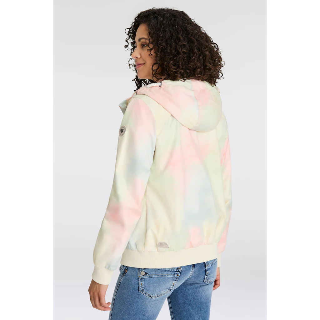 Ragwear Funktionsjacke »NUGGIE OMBRE O« mit Kapuze Übergangsjacke aus wasserabweisendem Material Muttertagsangebot