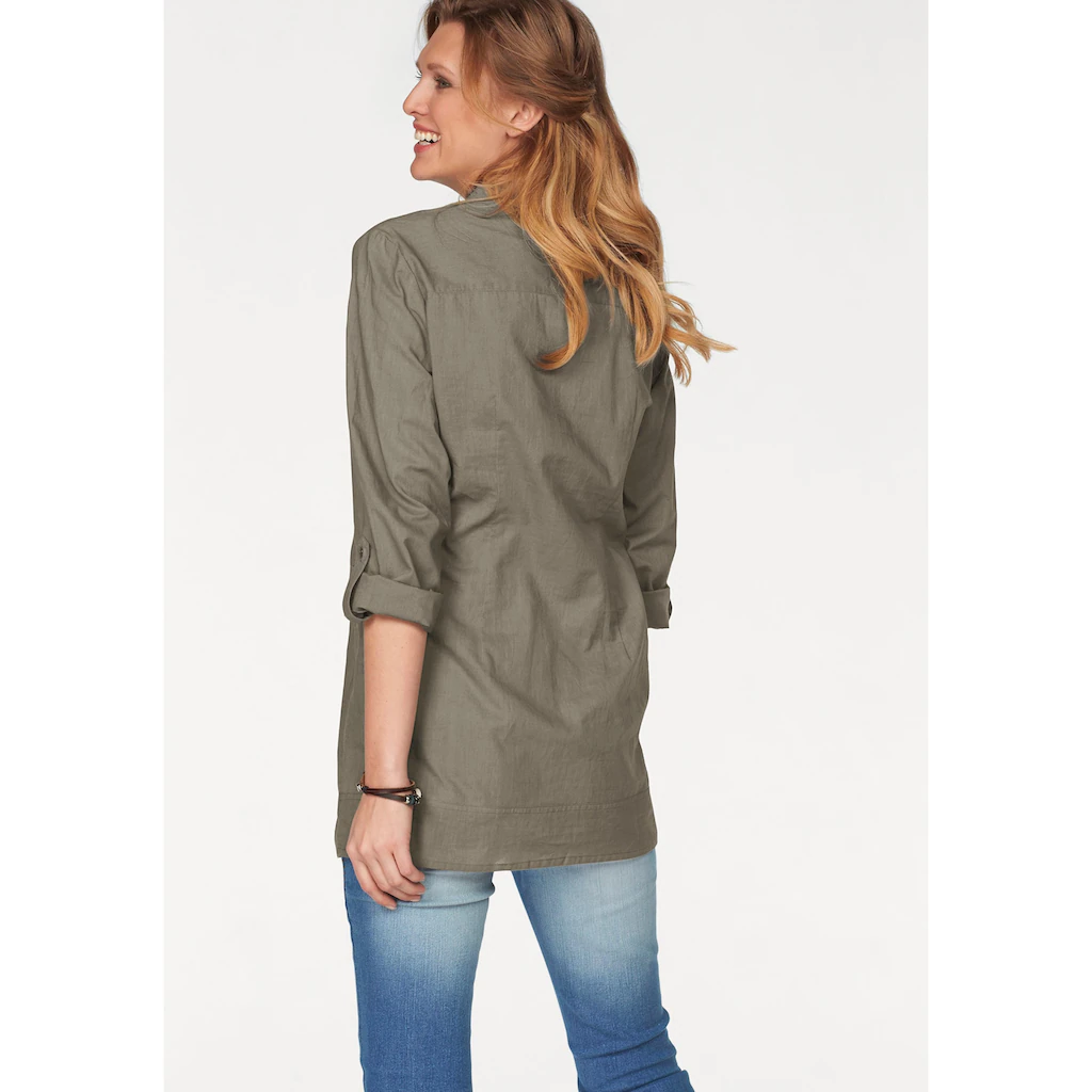 Aniston CASUAL Longbluse mit dekorativer Biesenverarbeitung Vatertagsangebot