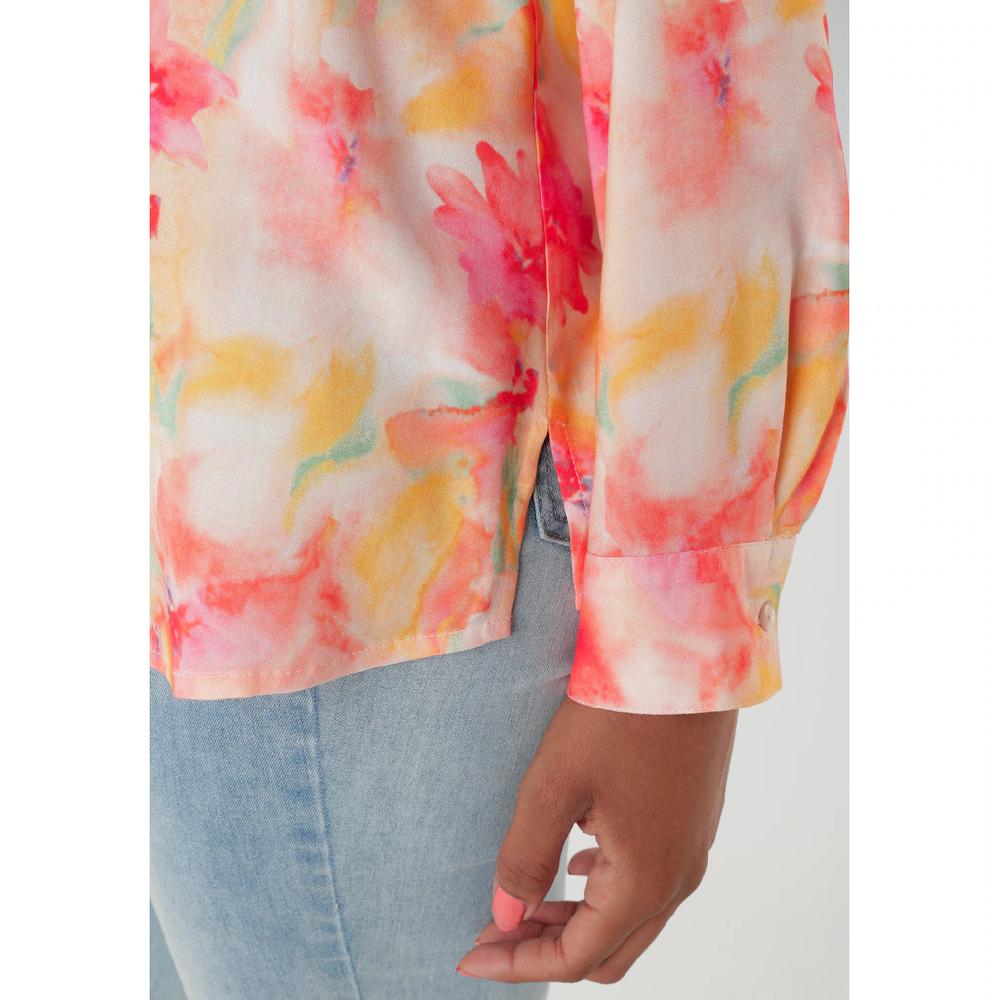 Aniston SELECTED Hemdbluse mit frischen und farbenfrohen Batikdruck - NEUE KOLLEKTION Zeitlich begrenztes Angebot