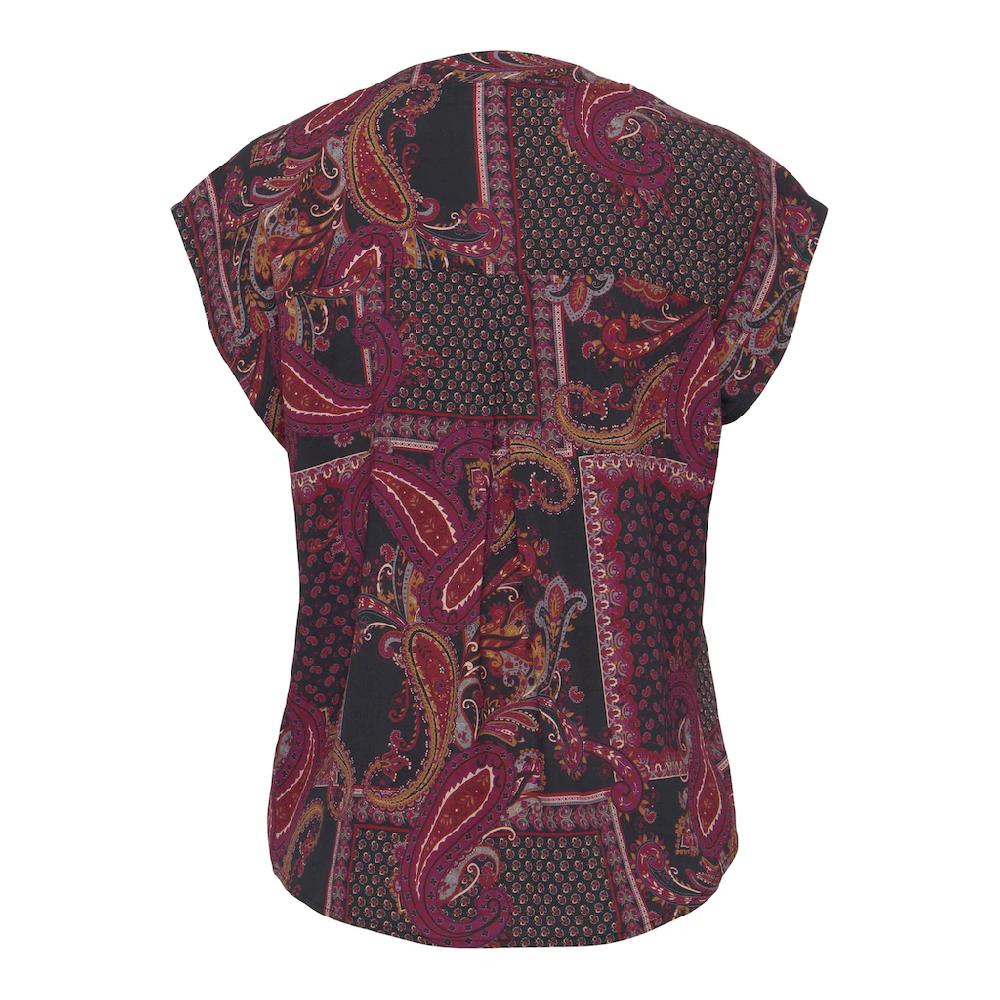 LASCANA Schlupfbluse mit modischen Knöpfen Paisleymuster Damenbluse Blitzangebot