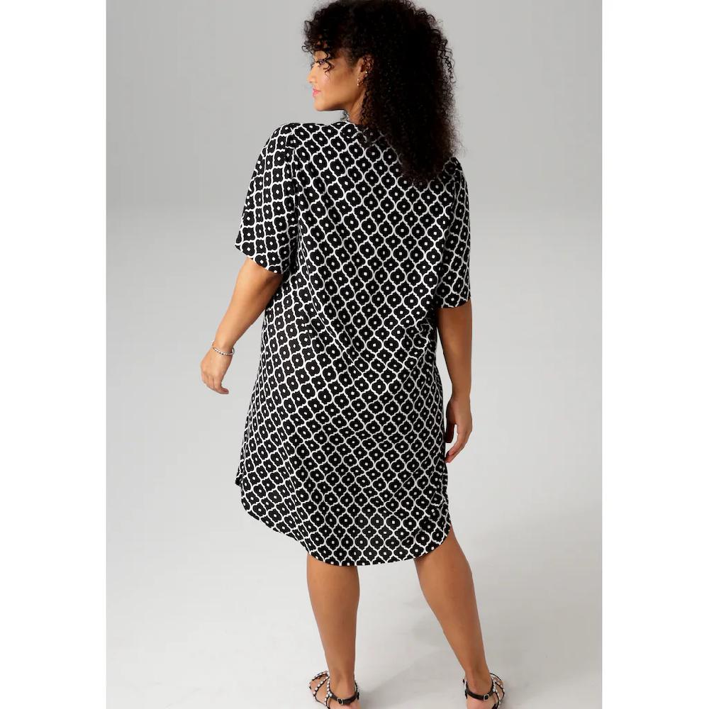 Aniston PLUS Blusenkleid in trendigen Druck - NEUE KOLLEKTION Kauf eins, bekomm eins gratis