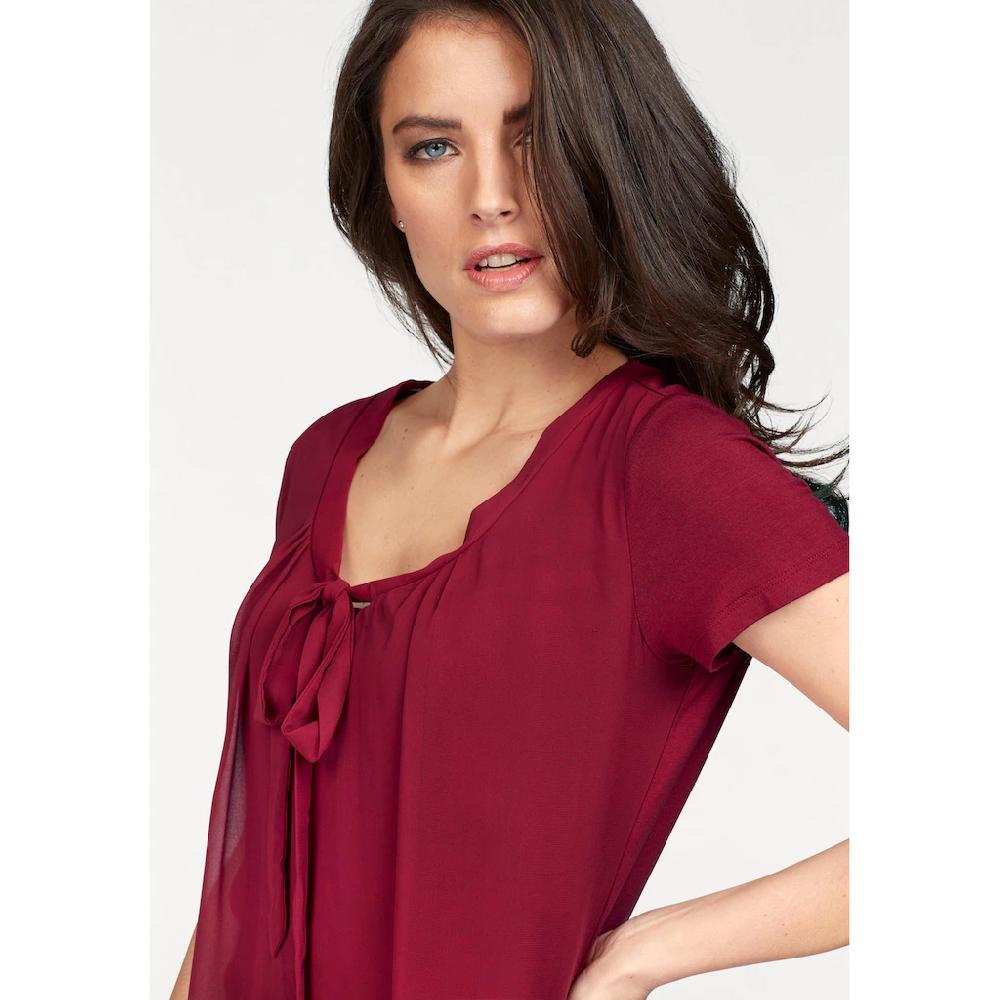 Aniston SELECTED Shirtbluse mit gedoppeltem Vorderteil Letzte 3 Tage