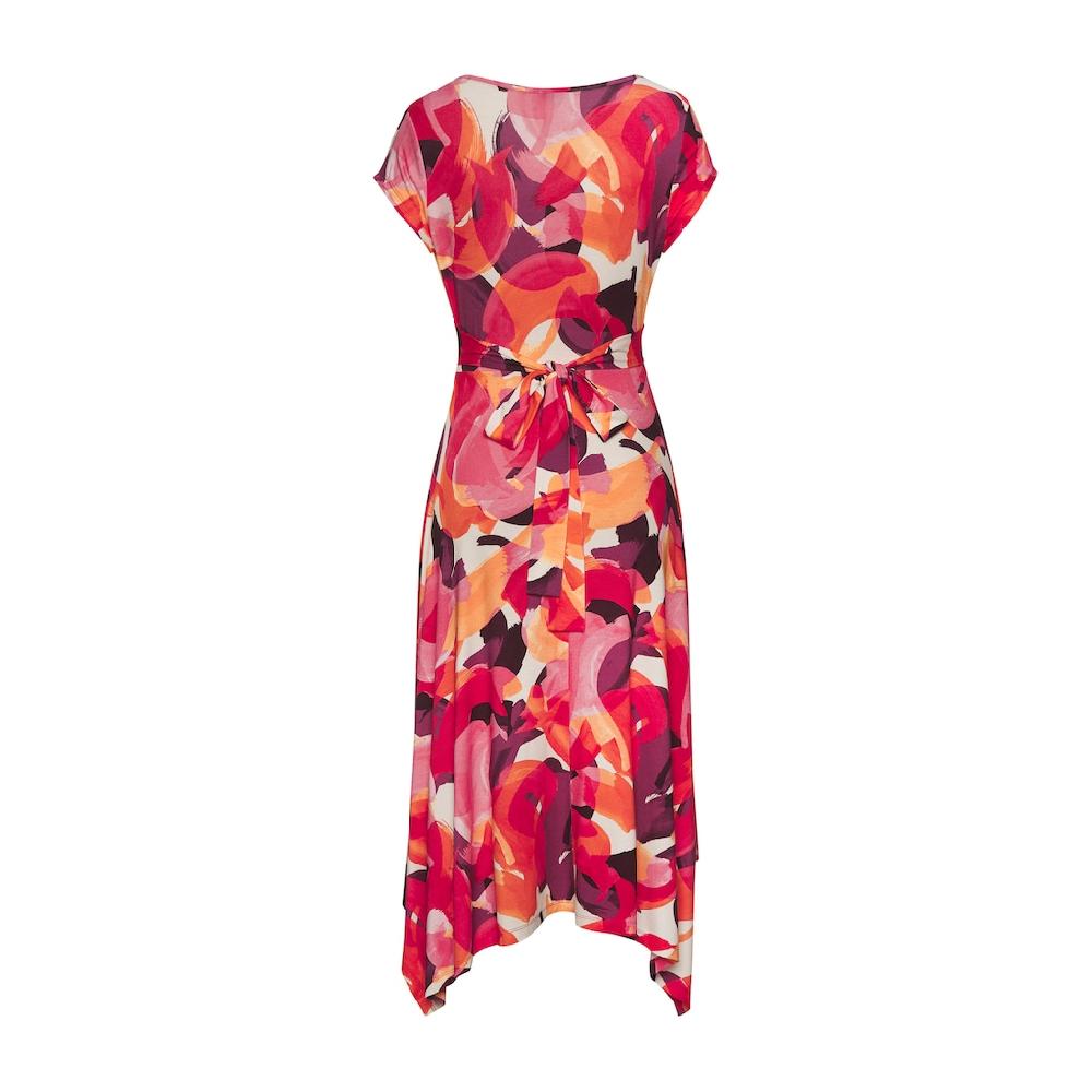 Vivance Midikleid mit Alloverdruck luftiges Sommerkleid in Wickeloptik Strandkleid JETZT KAUFEN