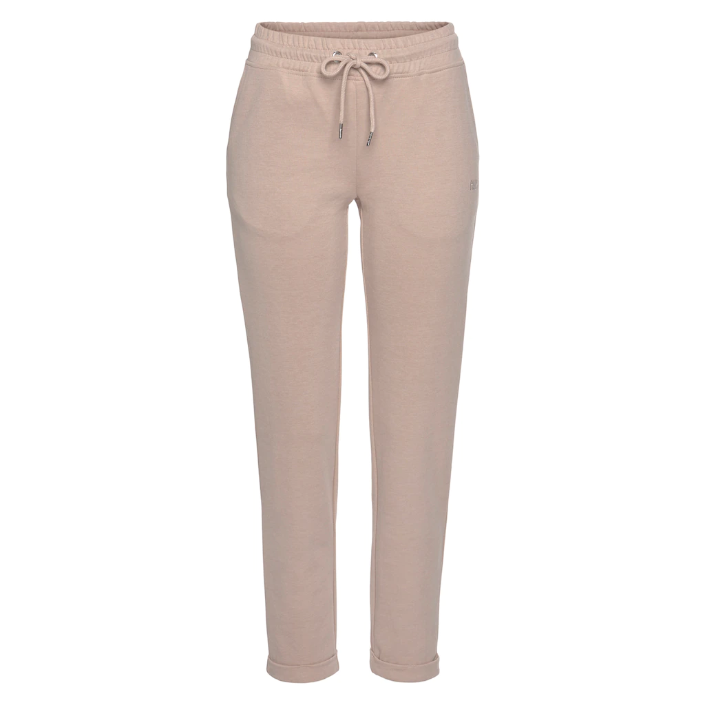 H.I.S Sweathose Schlupfhose mit kleinem Aufschlag am Saum Loungewear Letzter Tag