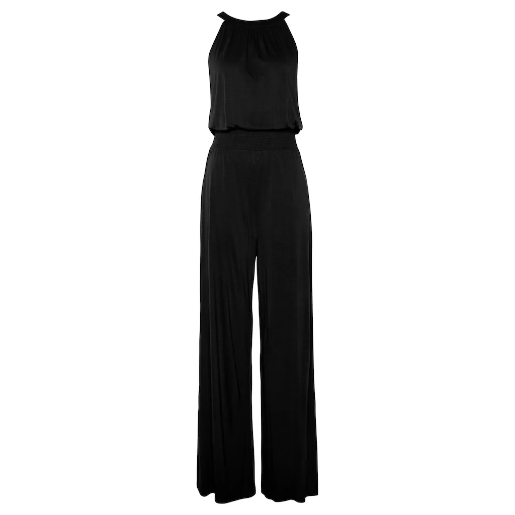 s.Oliver Overall mit breitem Smokeinsatz eleganter Jumpsuit festlich Zeitbegrenzte Promotion