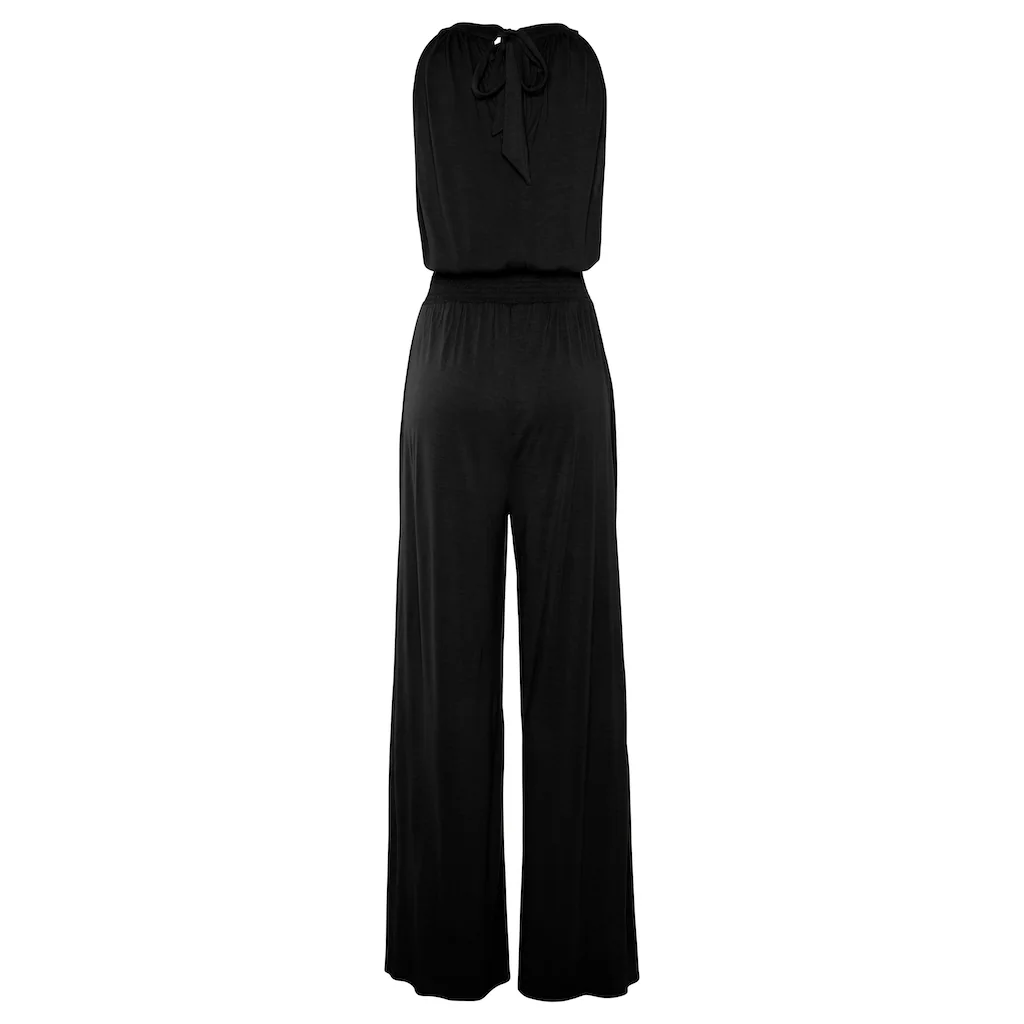 s.Oliver Overall mit breitem Smokeinsatz eleganter Jumpsuit festlich Zeitbegrenzte Promotion