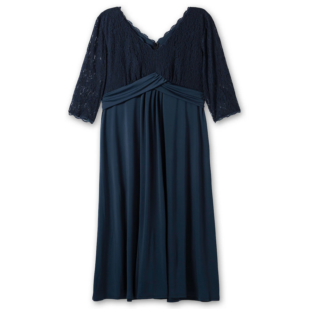 Sheego Abendkleid »Große Größen« mit Oberteil aus floraler Spitze Super Rabatt