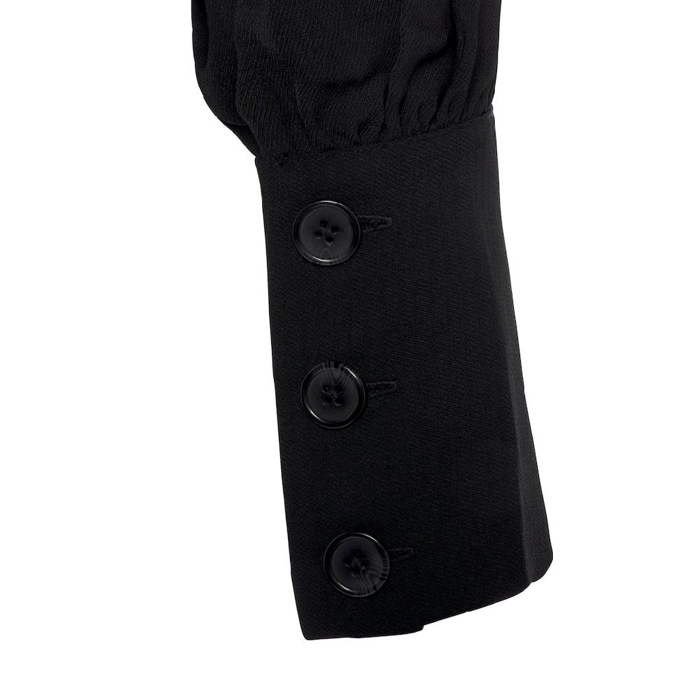 LASCANA Langarmbluse mit Knopfleiste hinten elegante Damenbluse Business-Look Fabrikladen