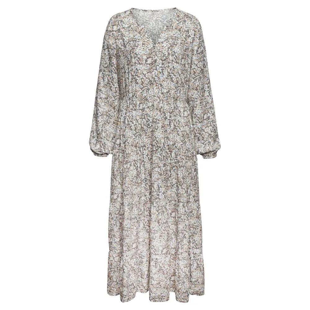 Vivance Maxikleid mit Alloverprint und Volants langärmlig Druckkleid casual-chic Begrenzt auf 3 Tage