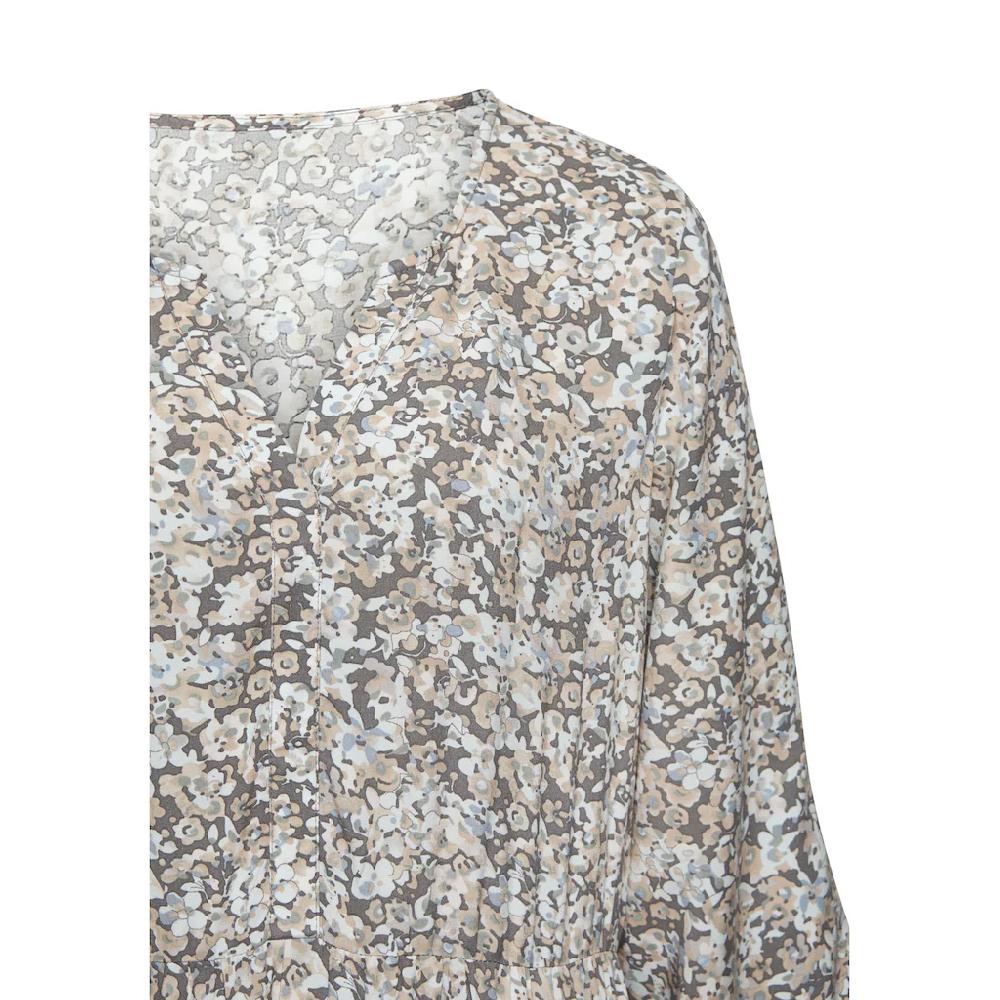 Vivance Maxikleid mit Alloverprint und Volants langärmlig Druckkleid casual-chic Begrenzt auf 3 Tage